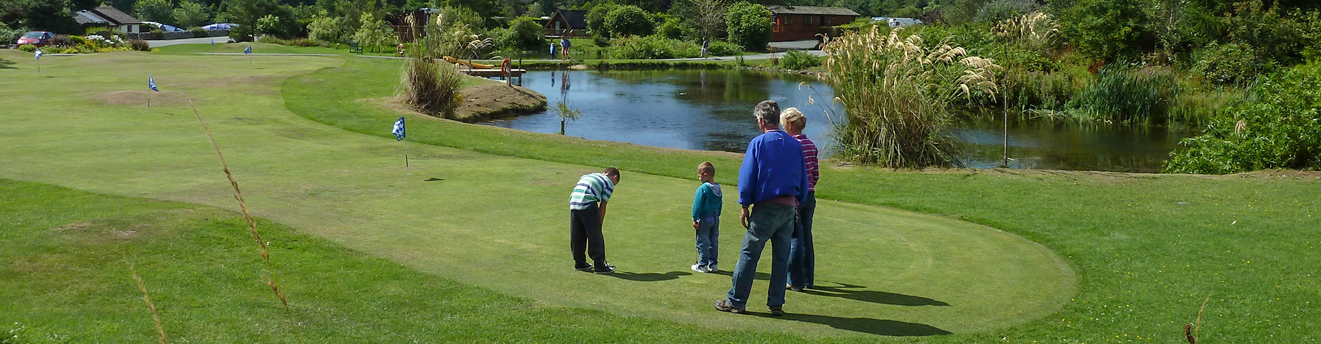 Mini golf at Brighouse Bay Holiday Park